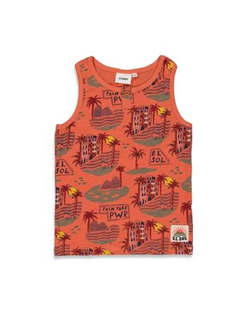 STURDY - All Over Print Tank BRIQUE