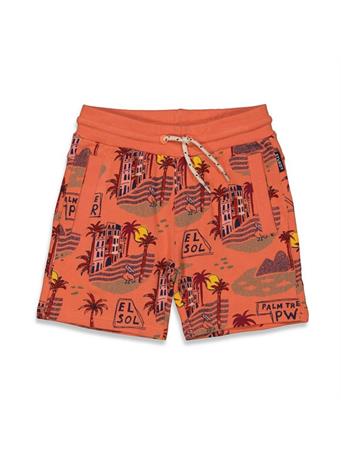 STURDY - All Over Print Shorts BRIQUE