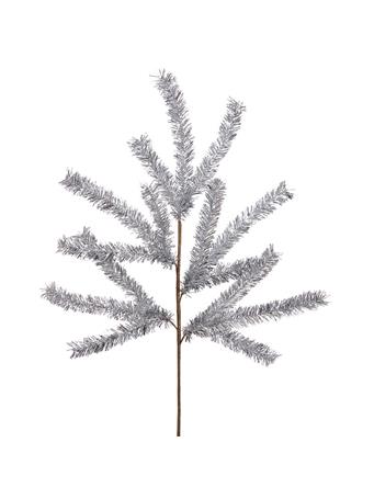 ALL STATE FLORAL - Tinsel Artificial Pine Stem SILVER