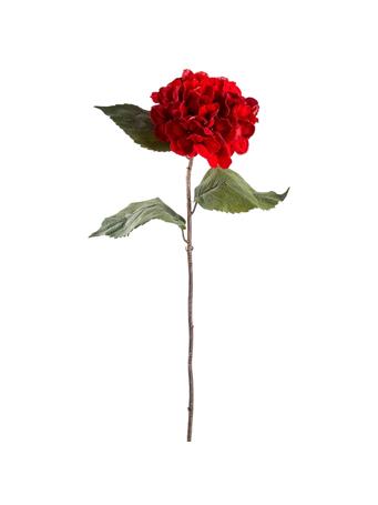 ALL STATE FLORAL - Artificial Garden Hydrangea Flower Stem RED