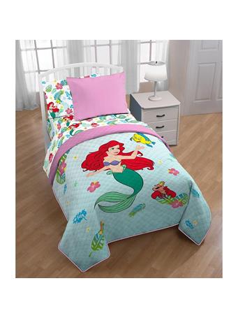 DISNEY - "Beautiful Day" Little Mermaid Disney Bedspread BLUE