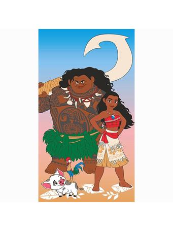 DISNEY - "On The Island" Moana Beach Towel BLUE