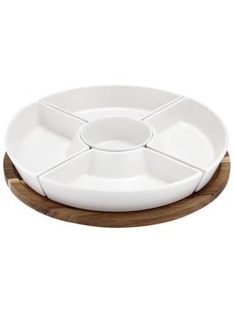 LADELLE -  Essentials Spinning Server  WHITE