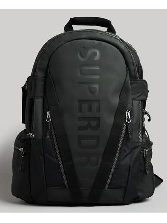 SUPERDRY - Mountain Tarp Graphic Backpack 16A BLACK BLACK