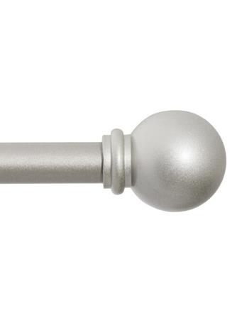 KENNEY - Brushed Nickel Standard Decorative Curtain Rod BRUSHED NICKEL