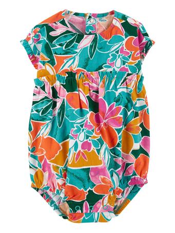 CARTER'S - Baby Tropical Jersey Romper MULTI