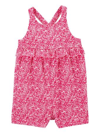 CARTER'S - Baby Floral Sleeveless Romper PINK
