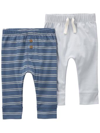 CARTER'S - Baby 2-Pack Pull-On Pants BLUE