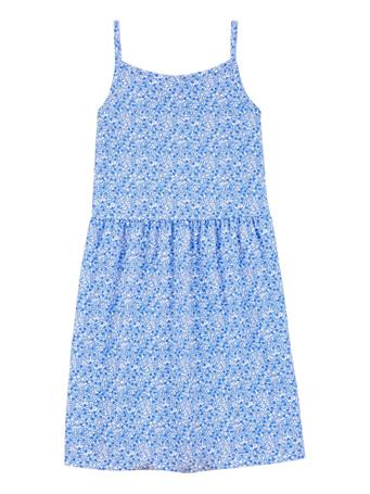 CARTER'S - Kid Floral Jersey Tank Dress BLUE