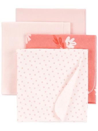 CARTER'S - Baby 4-Pack Receiving Blankets MULTI