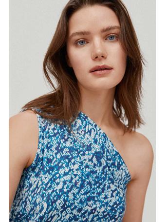 PEDRO DEL HIERRO - Printed Asymmetric T-Shirt MULTICOLOURED