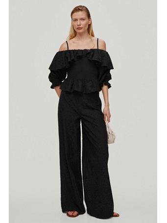 PEDRO DEL HIERRO - High-Waisted Suit Pants BLACK