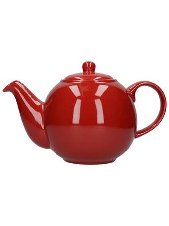 LONDON POTTERY - London Pottery Globe 6 Cup Teapot  RED