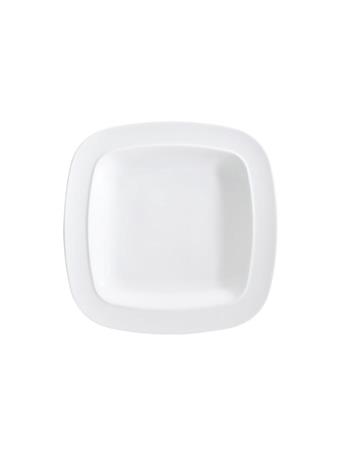 DENBY - White Squares Small Tea Plate No Color