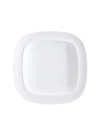 DENBY - White Squares Dinner Plate No Color