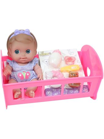 JC TOYS - Washable Doll Rocking Crib Gift Set NOVELTY
