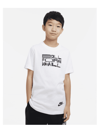 NIKE - Sportswear Big Kids' (Boys') T-Shirt WHITE