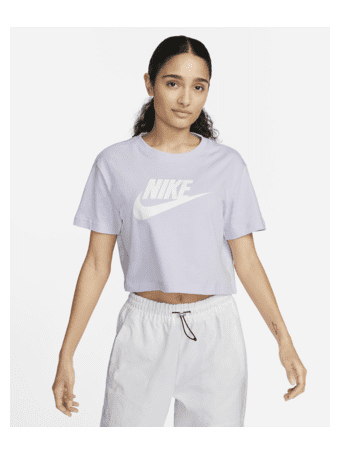 NIKE - Sportswear Essential Women's Cropped Logo T-Shirt OXYGEN PURPLE/(WHITE)
