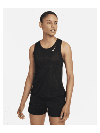 NIKE - Dri-FIT Race Women's Running Singlet BLACK/(REFLECTIVE SILV)
