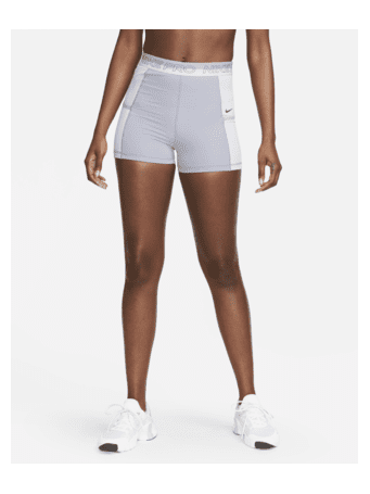 NIKE - Pro Women's High-Waisted 3" Training Shorts with Pockets INDGHZ/OXYPRP/GRDIRN/(GRDIRN)