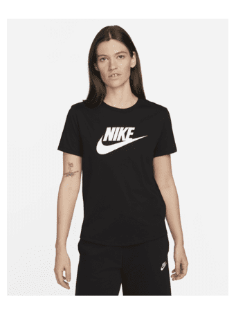 NIKE - Sportswear Essentials Women's Logo T-Shirt BLACK