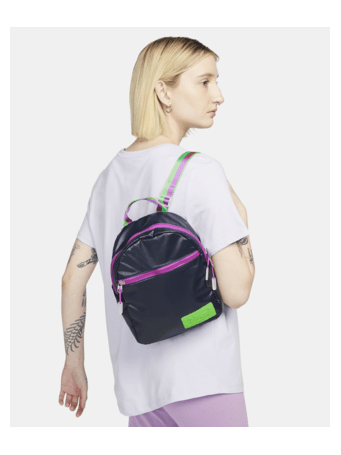 NIKE - Mini Backpack (6L) OBSIDIAN/OBSIDN/(GREEN STRIKE)