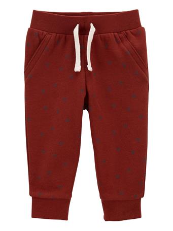 CARTER'S - Baby Pull-On Fleece Joggers RED