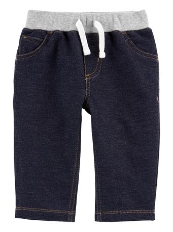 CARTER'S - Baby Pull-On Knit Denim Pants BLUE