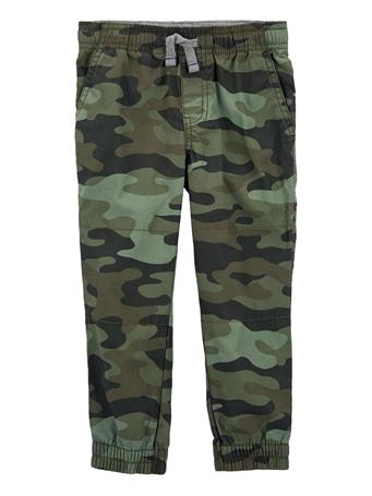 CARTER'S - Toddler Camo Everyday Pull-On Pants CAMO GREEN