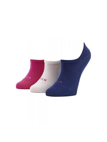 HUE - The Perfect Sneaker Liner 3 Pair Pack NAVY