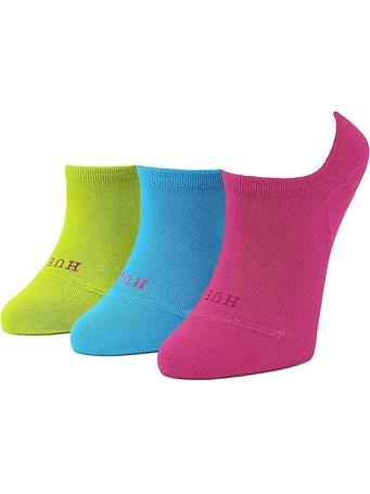HUE - The Perfect Sneaker Liner 3 Pair Pack BRIGHTS
