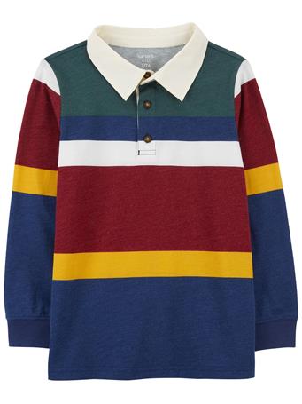 CARTER'S - Kid Long-Sleeve Rugby Polo MULTI