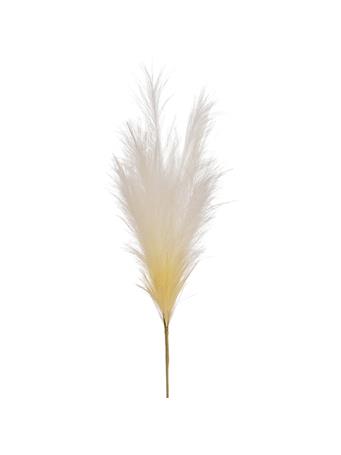 ALL STATE FLORAL - Artificial Plume Grass Stem TWO TONE CREAM