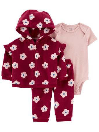 CARTER'S - Baby 3-Piece Little Jacket Set RED