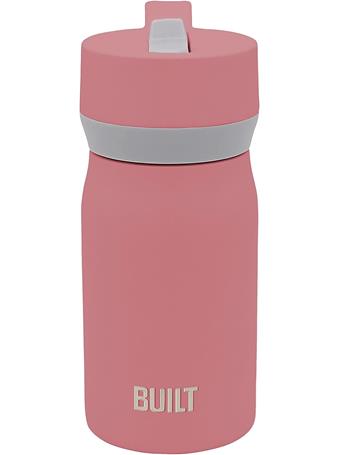 BUILT - Double Wall Vacuum Insulated Stainless Steel Wide Mouth Water Bottle  PINK