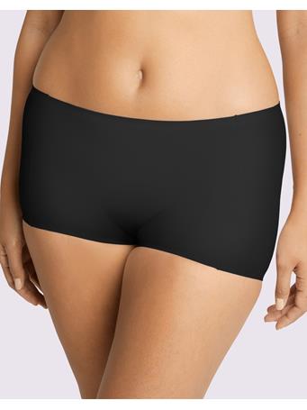 BALI - Comfort Revolution Soft Touch Women's Boyshort Panties BLACK