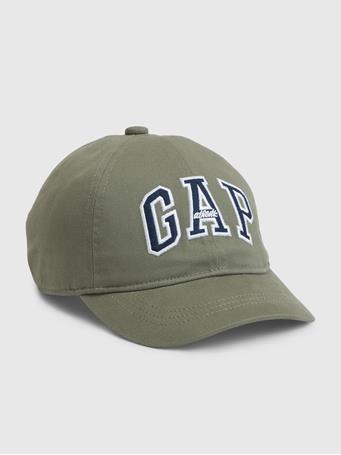 GAP - Toddler 100% Organic Cotton Gap Arch Logo Baseball Hat MESCULEN GREEN