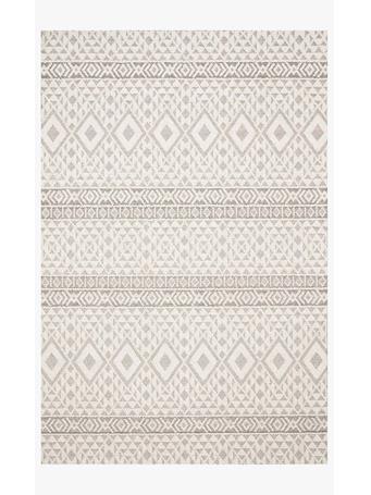 LOLOI - Cole Rug Collection SILVER/IVORY