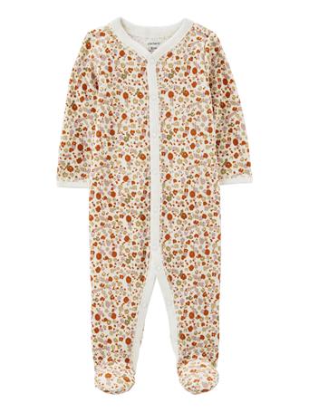 CARTER'S - Baby Floral Snap-Up Thermal Sleep & Play Pajamas MULTI