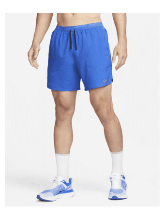 NIKE - Stride Men's Dri-FIT 7" Brief-Lined Running Shorts GAME ROYAL BLUE
