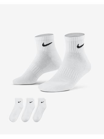 NIKE - Everyday Cushioned Trainer Socks WHITE/(BLACK)