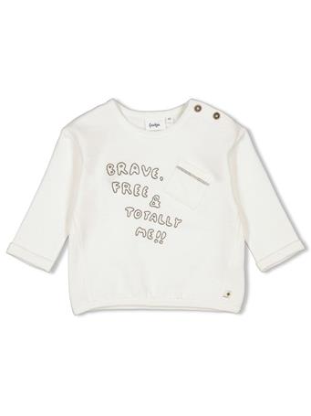 FEETJE - BRAVE Signature French Terry Sweat Top IVORY