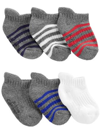 CARTER'S - Baby 6-Pack Ankle Socks ASST