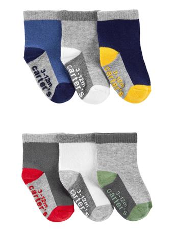 CARTER'S - Baby 6-Pack Socks NO COLOR