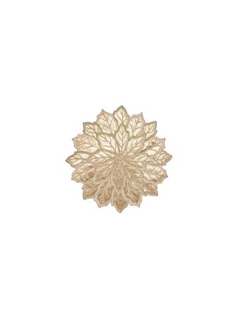 HARMAN INC - Pointsettia Emroidered Placemat GOLD