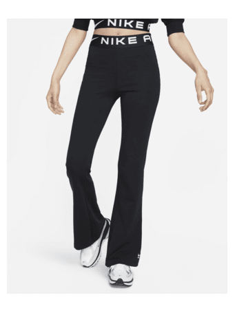 NIKE - Sportswear Air Women's High-Waisted Flared Leggings BLACK/(WHITE)