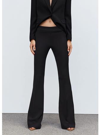 MANGO - Flared Pant Suit BLACK