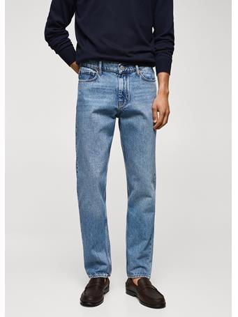 MANGO - Bob Straight-fit Jeans DENIM BLUE