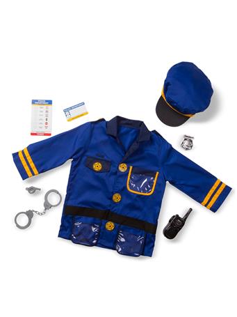MELISSA & DOUG - Police Officer Role Play Costume Set NO COLOR