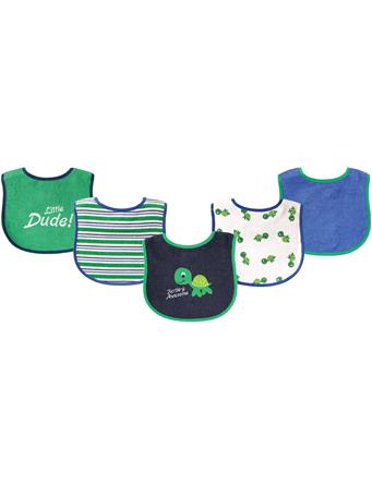BABYVISION - Luvable Friends Cotton Terry Drooler Bibs  MULTI